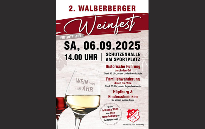 Zweites Walberberger Weinfest 2025