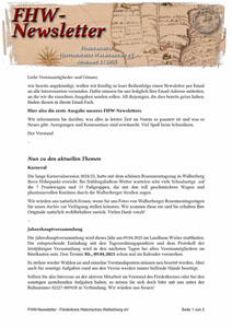 FHW-Newsletter - Ausgabe 1 / 2025